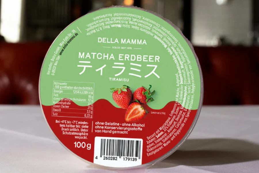 Matcha Erdbeer Tiramisu