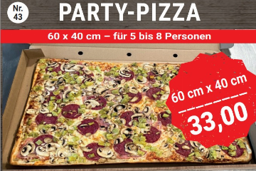 Pizza 40x60 Fur Wieviel Personen